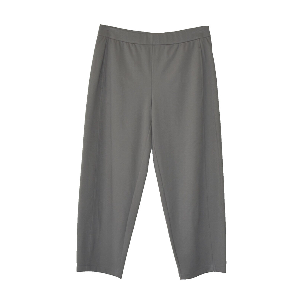 A8 Auth EILEEN FISHER Tencel Blend Elastic Waist Side Seam Pockets Pants Size M